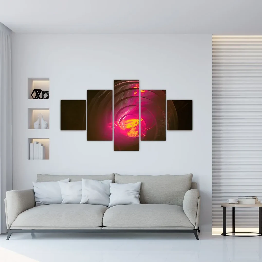 Tablou - abstacție cu spirala (125x70 cm), în 40 de alte dimensiuni noi