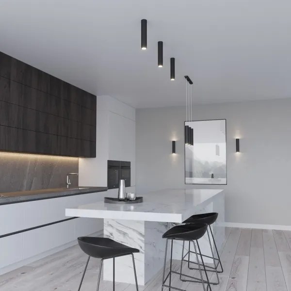 Aplică perete LAGOS 2 2xGU10/40W/230V negru