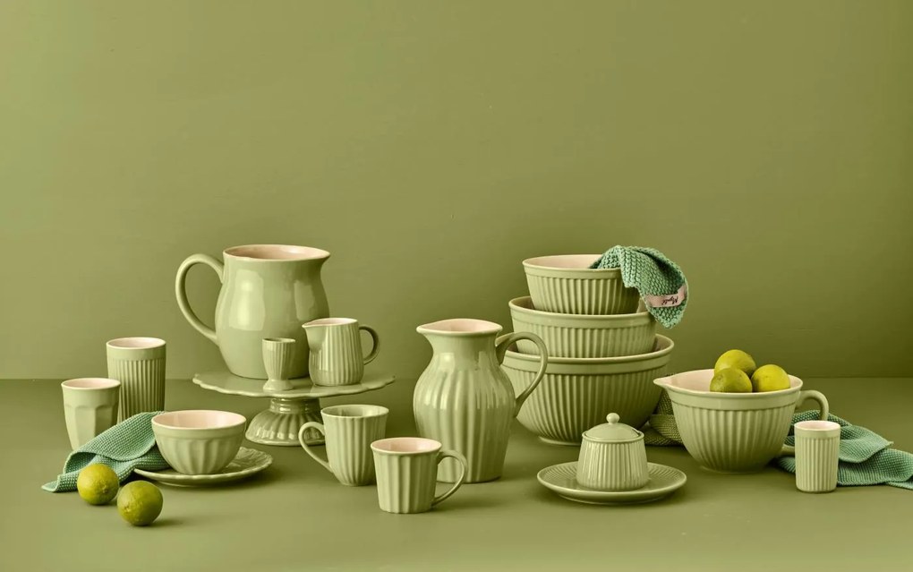 IB Laursen Vas de aluat ceramic verde MYNTE WASABI