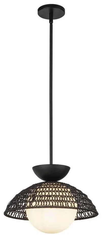 Alora Mood ALM-PERTH-P-BK - Lustră pe tijă PERTH, 1xE27/60W/230V, Ø 37,5 cm, negru