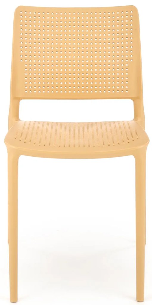 Scaun din plastic portocaliu K514