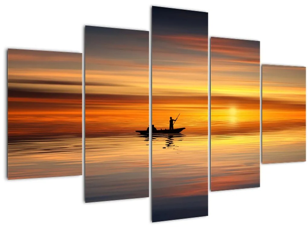 Tablou - cu barca (150x105 cm)