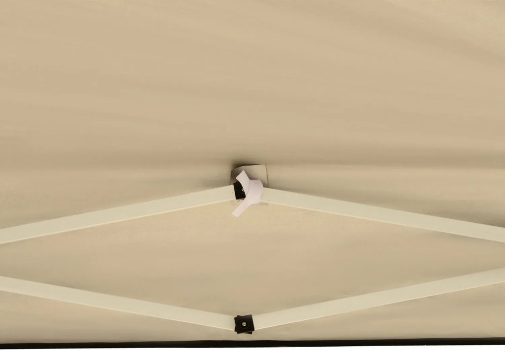 Outsunny Pavilion, 2,95 x 2,95 m pavilion pop-up pliant, pavilion de grădină, cort petrecere, protecție UV, oțel+material Oxford, Negru | Aosom Romania