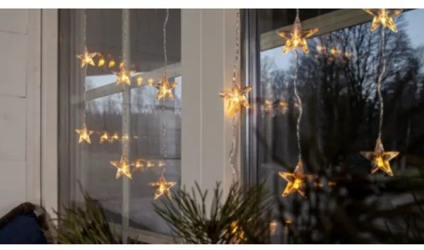 Instalație LED de Crăciun STAR 20xLED 1,8m alb cald Eglo 410126