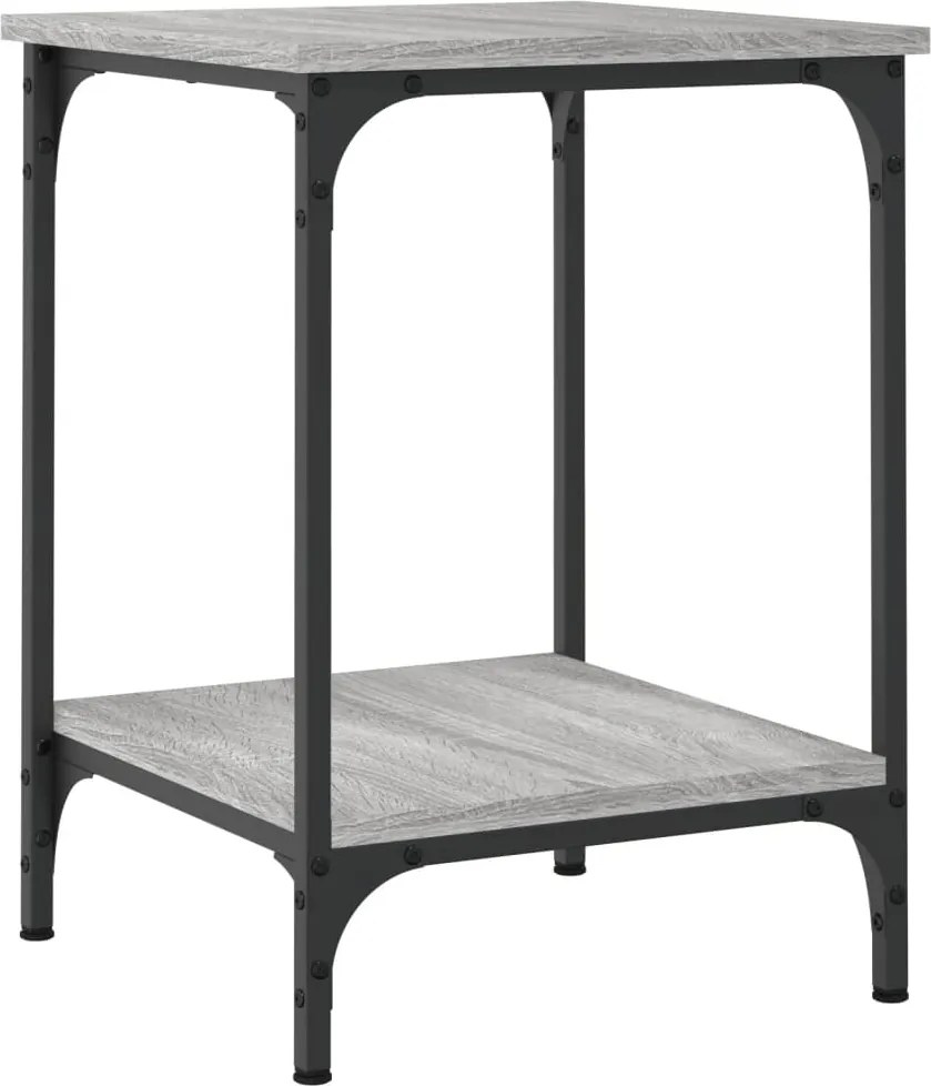 vidaXL Măsuță de cafea, gri sonoma, 40x40x55 cm, lemn prelucrat