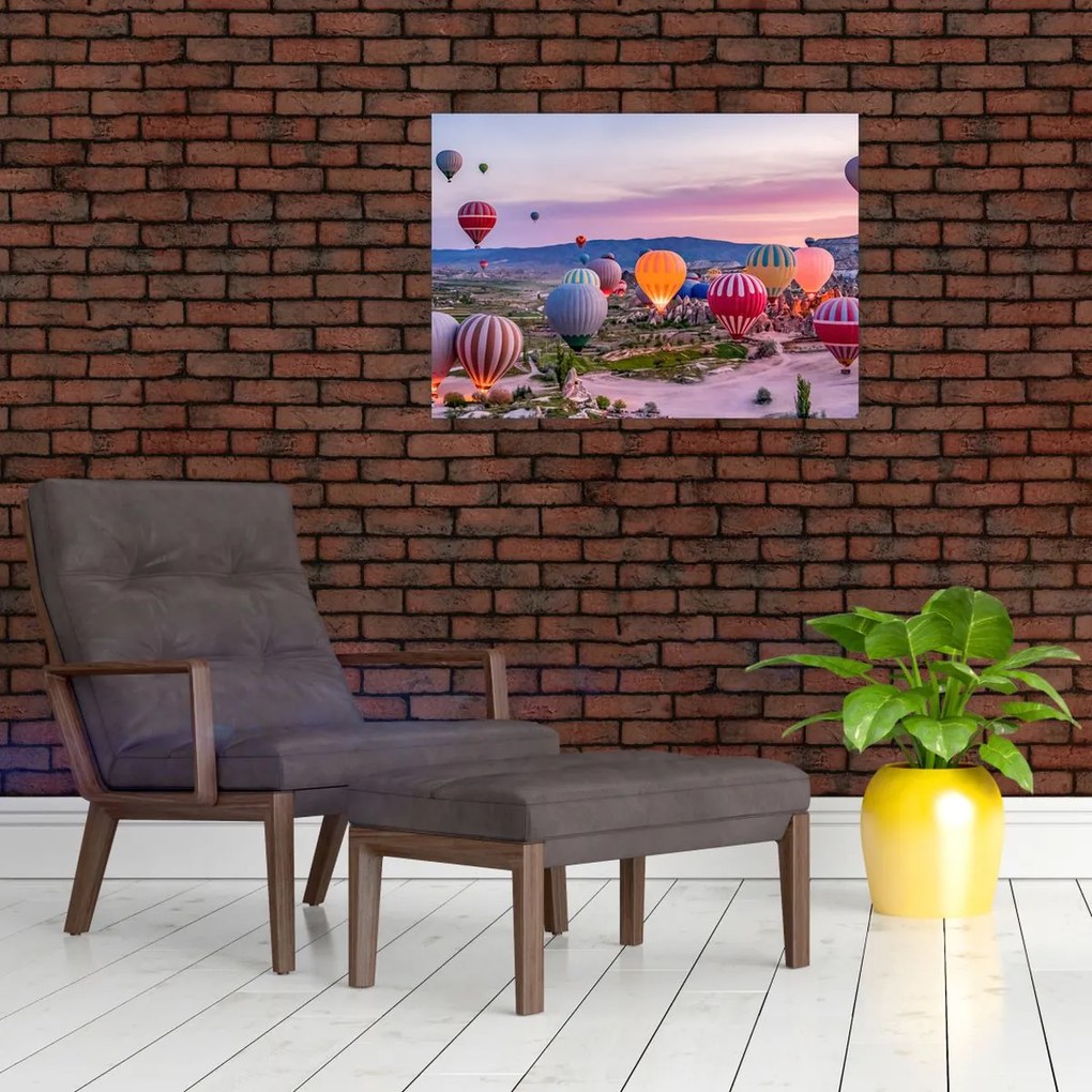 Tablou - Baloane cu aer cald (70x50 cm)