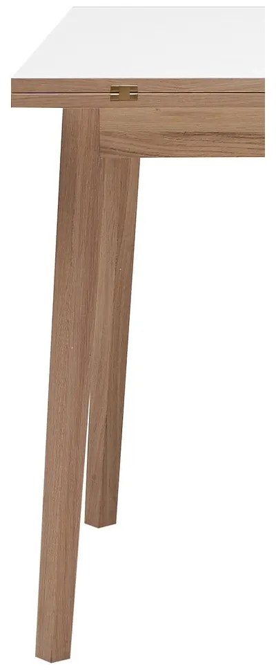 Masă dining extensibilă cu blat alb Hammel Single 180 x 90 cm