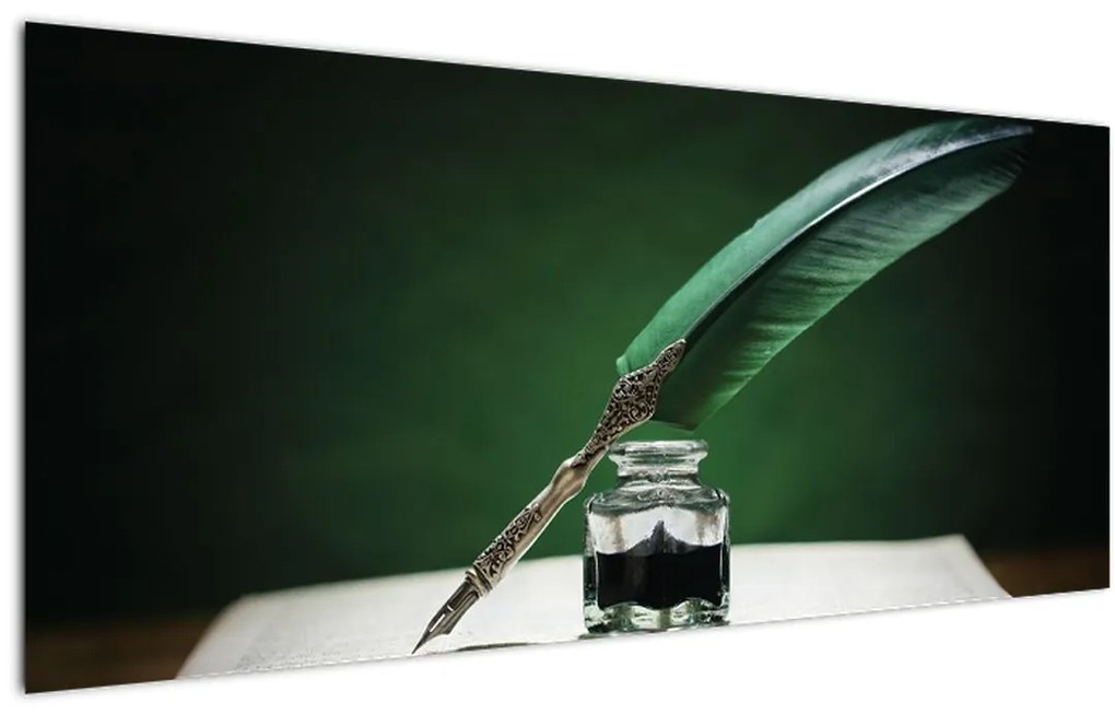 Tablou cu stilou sriind (120x50 cm)