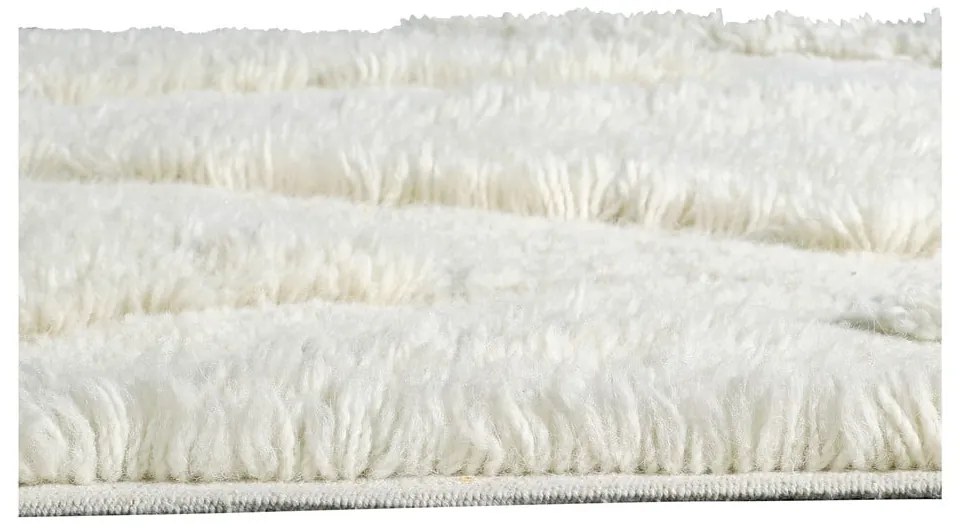 Covor alb lavabil/țesut manual din lână 170x240 cm Enkang Ivory – Lorena Canals