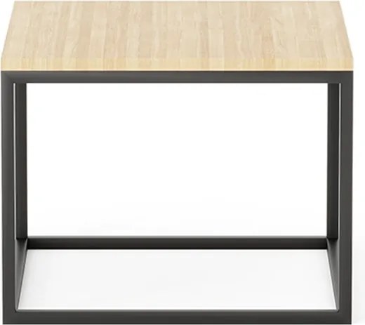 Set lemn masiv măsuțe de cafea 60 × 60 cm / 54 × 54 cm