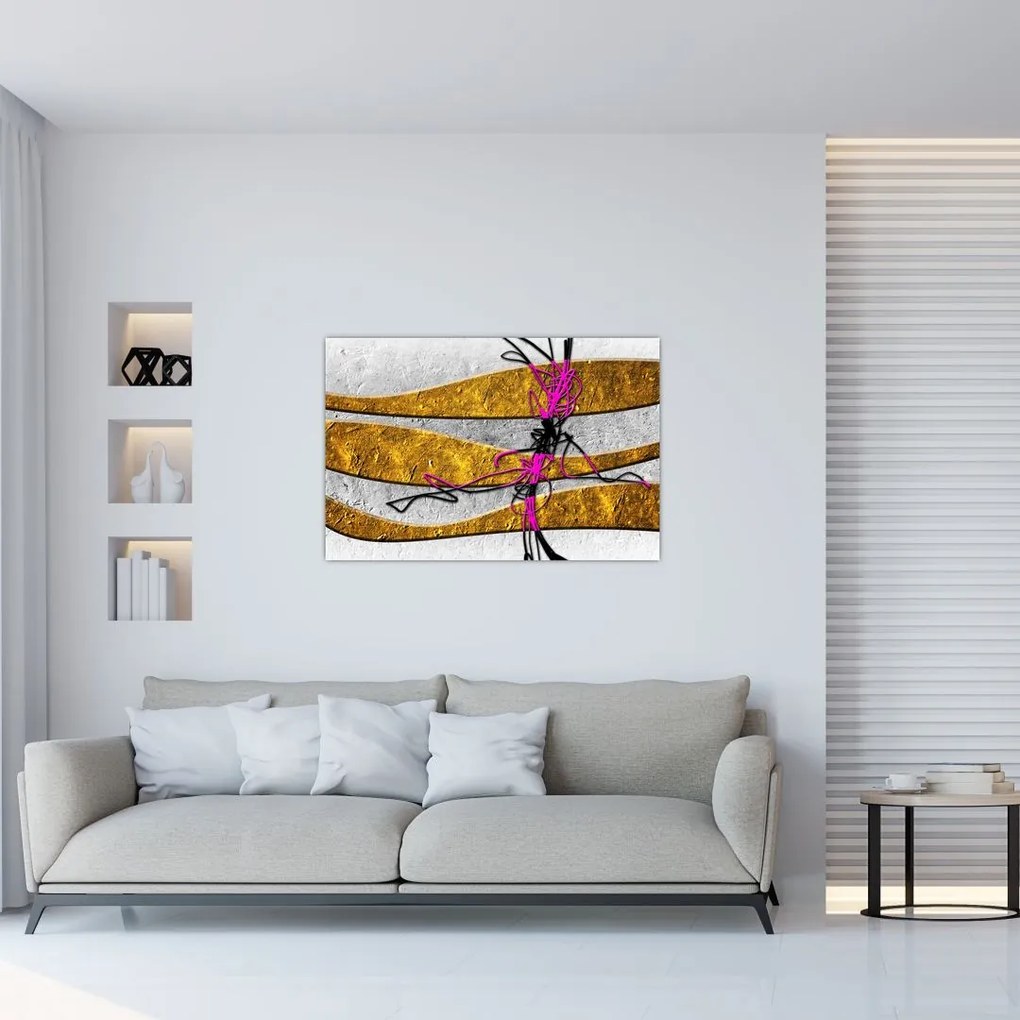 Tablou cu abstracție (90x60 cm)