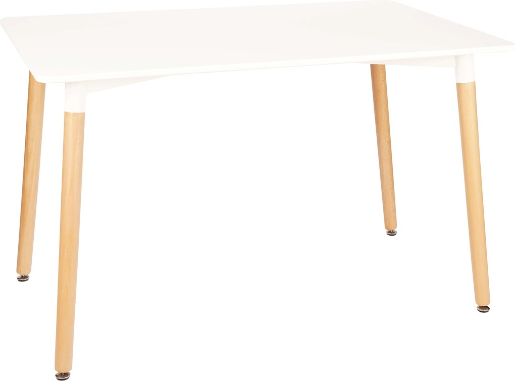 OFERTA Masa de dining alb BERGEN 140x80 cm III calitatea