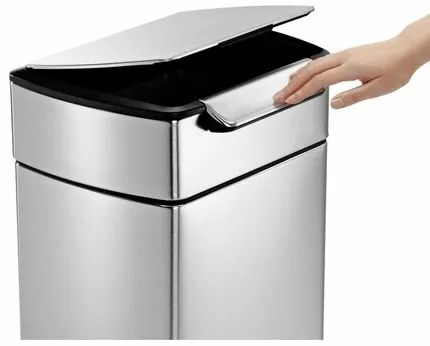 Simplehuman Coș de gunoi cu pedală superioară, 30 l, 30 l
