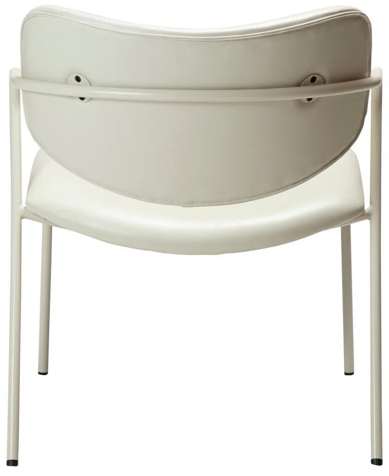 Fotoliu crem din imitație de piele Zed – DAN-FORM Denmark