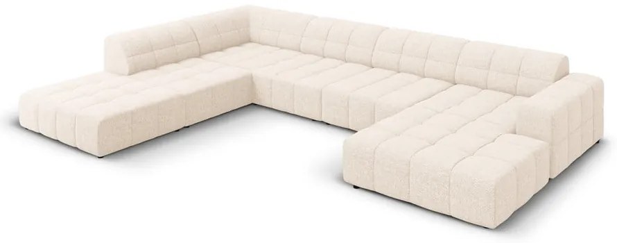 Colțar crem (colț pe stânga/în formă de "U") Chicago – Cosmopolitan Design