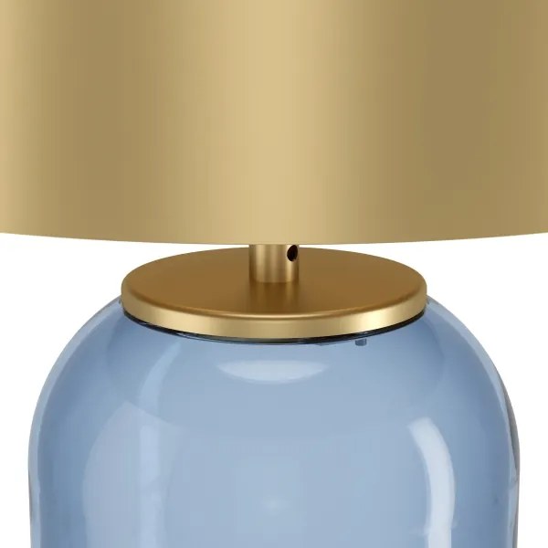 Lampă de masă Eglo 390064 CUITE 1xE27/40W/230V auriu/albastru