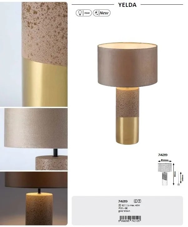 Veioza/Lampa de masa decorativa Yelda