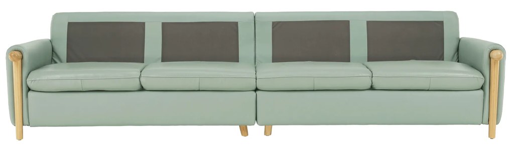 Canapea complet tapiţată cu 4 locuri, piele / piele ecologică neomint, LINSY