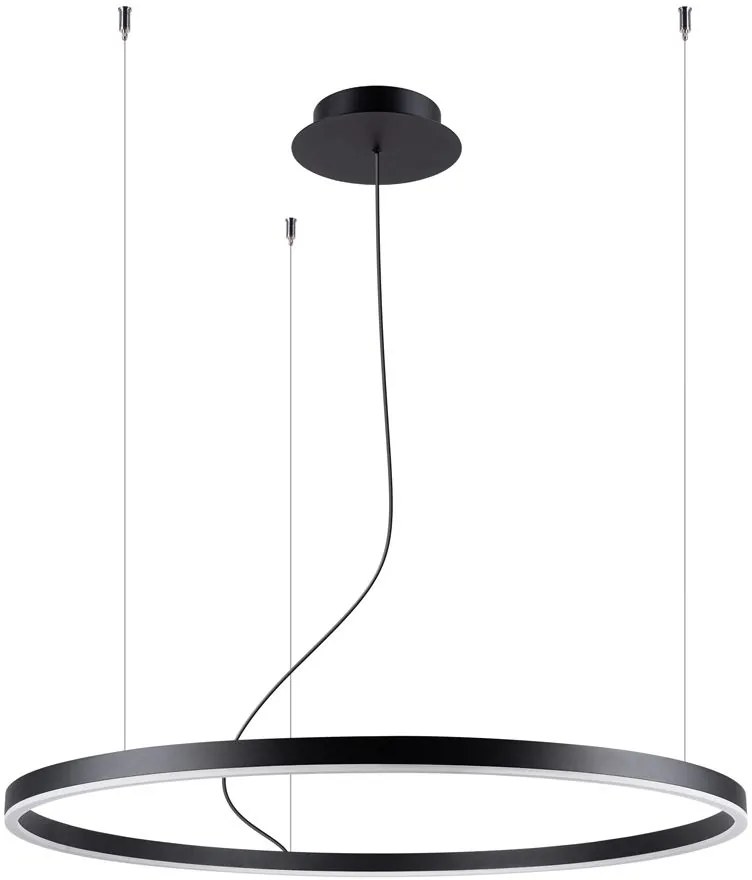 Thoro Lighting Oda lampă suspendată 1x48 W negru TH.282