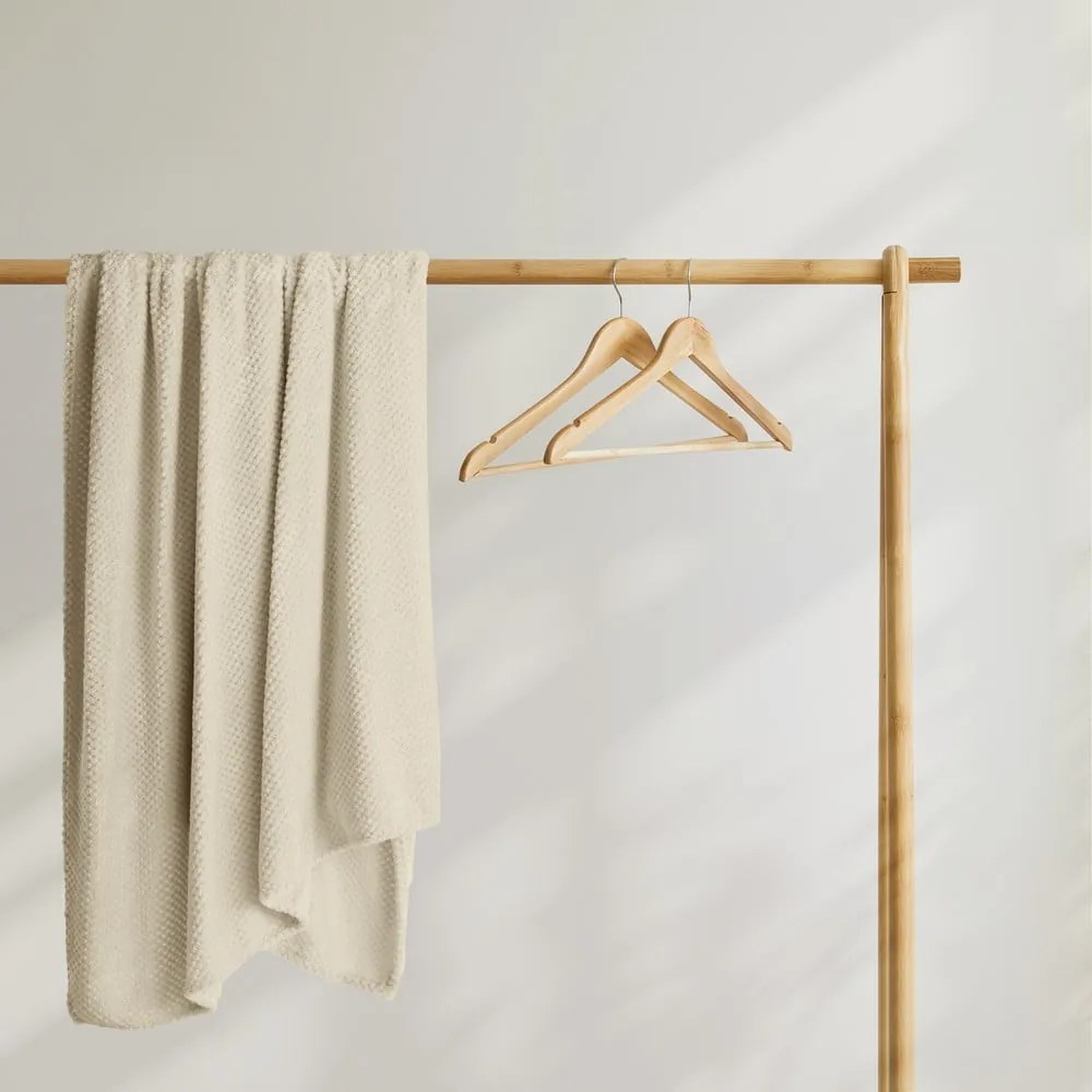 Cuvertură din microfibră DecoKing Henry, 150 x 200 cm, bej