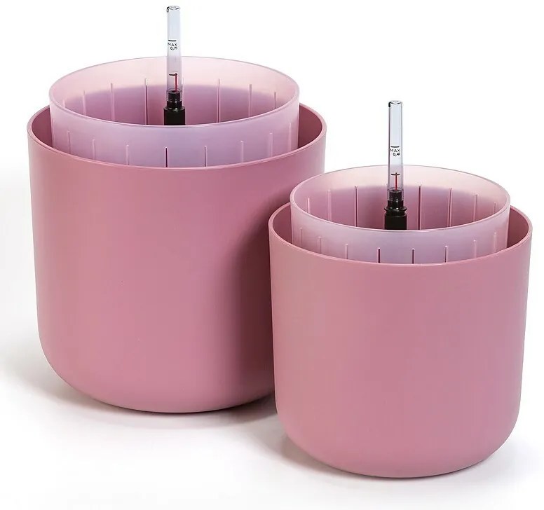Plastia Ghiveci cu auto-apărare Tolita Air roz ,dia. 19 cm, diam. 19 cm