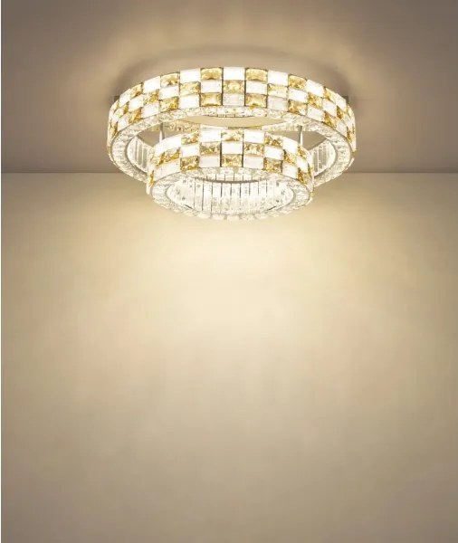 Globo 67396D1 - Plafonieră LED dimabilă LIDIA 55W/230V 2700-6000K Ø 61 cm + telecomandă
