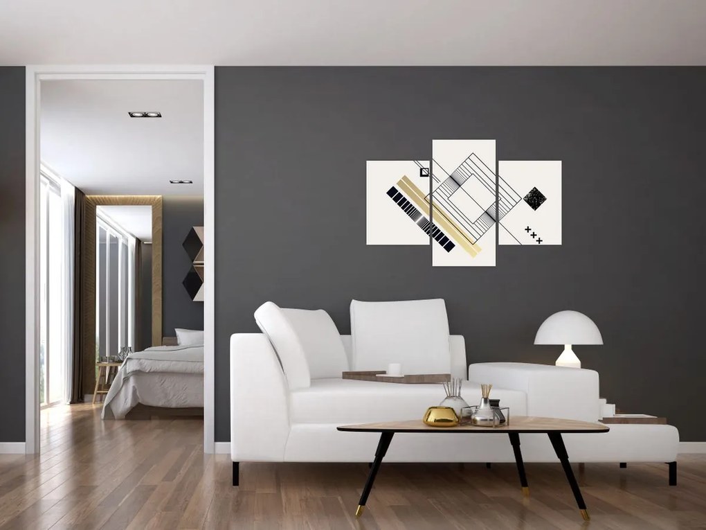 Tablou - Forme geometrice N⁰6 (90x60 cm)
