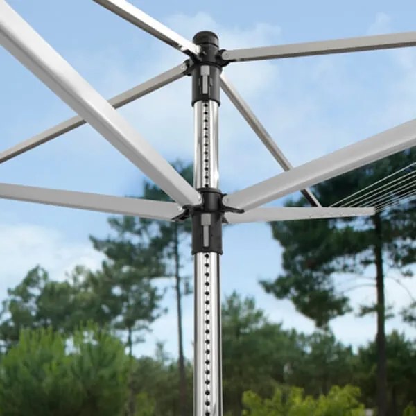 Brabantia Lift-O-Matic spațiu exterior 90300269, 60 m, Înălțime reglabilă, Țeapă metalică, Rezistent la coroziune, Inox
