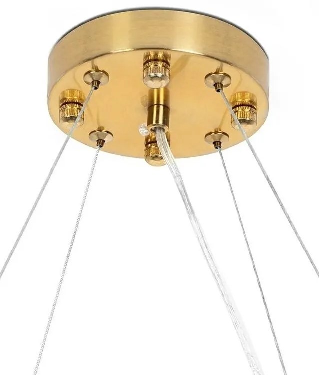 Lustra suspendata design modern Glamor 100 fumuriu