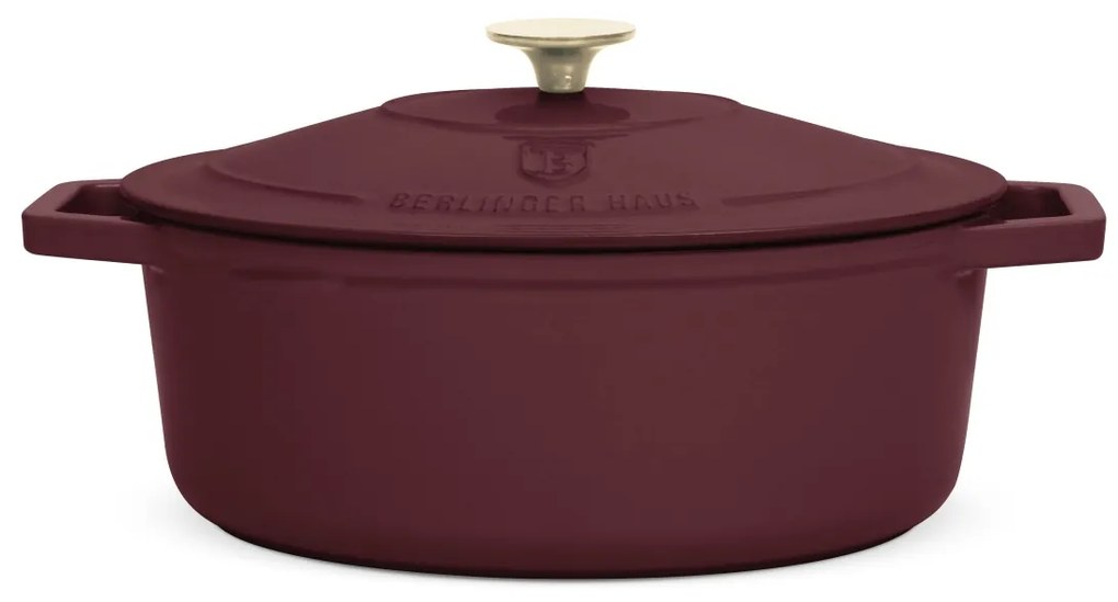 BerlingerHaus Tigaie din fontă cu capac Leonardo 30 cm, 4HOME