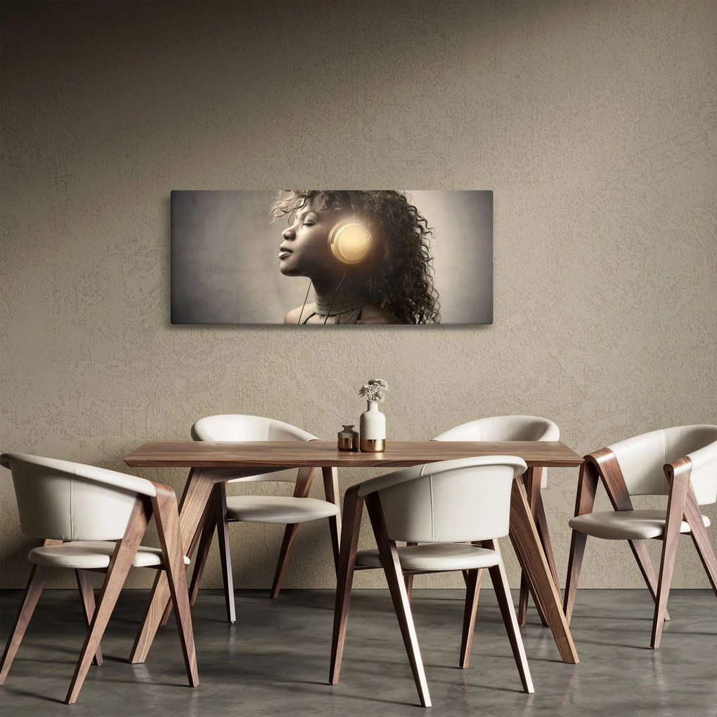 Tablou - Puterea muzicii (120x50 cm)
