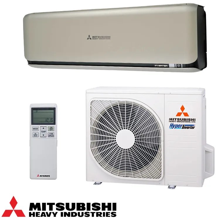 Aparat de aer conditionat inverter Mitsubishi Heavy Industries SRK50ZSX-WT + SRC50ZSX-W, 18000 BTU, 37 m², A++, R-32, Bej