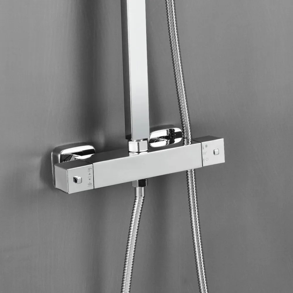 Set de duș Tullino cu baterie termostatică