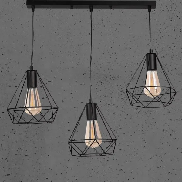 lustră pe cablu VIGO 3xE27/20W/230V