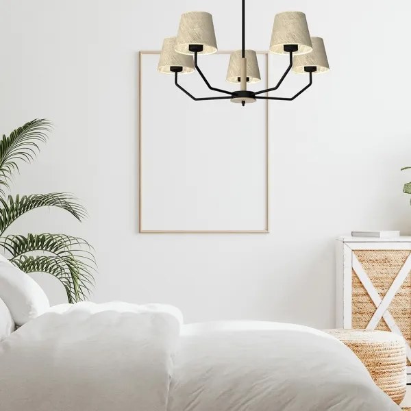 Lustră pe tijă ETNA 5xE27/60W/230V