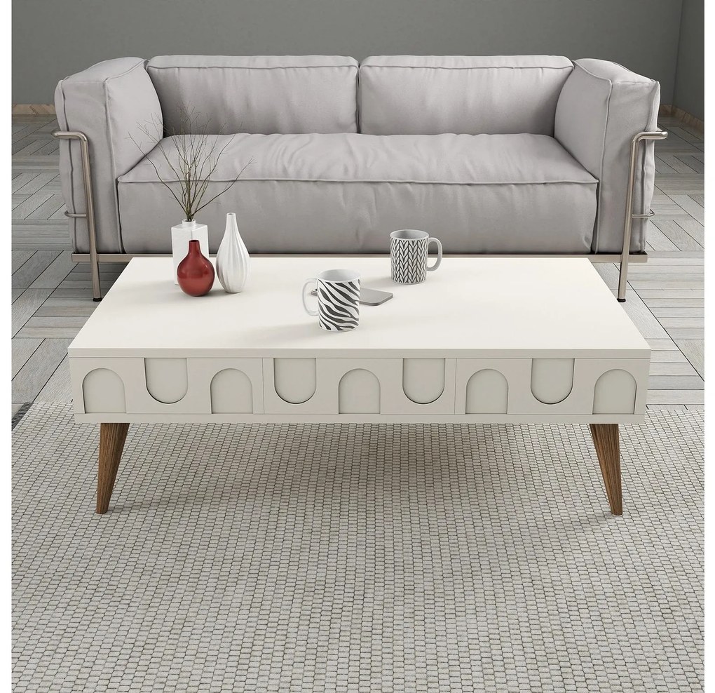 Set mobilier living Lyantela (Crem + Nuc). 1107138