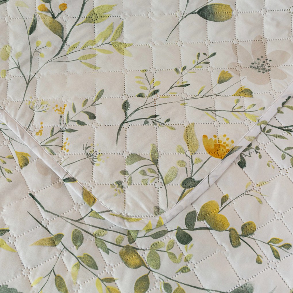 Cuvertura de pat CITRUS GARDEN, alb Dimensiune: 170 x 210 cm