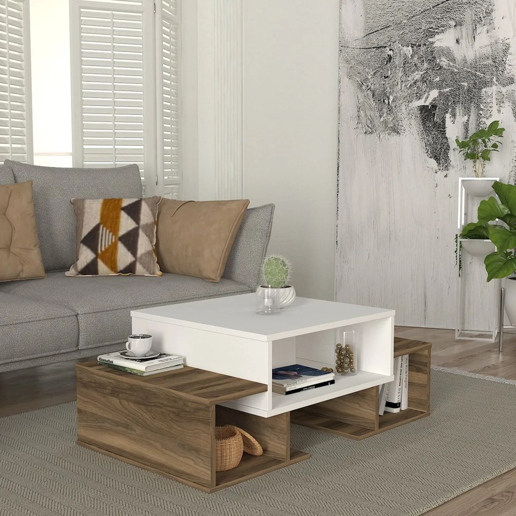 Masă de cafea Sarafina White Walnut