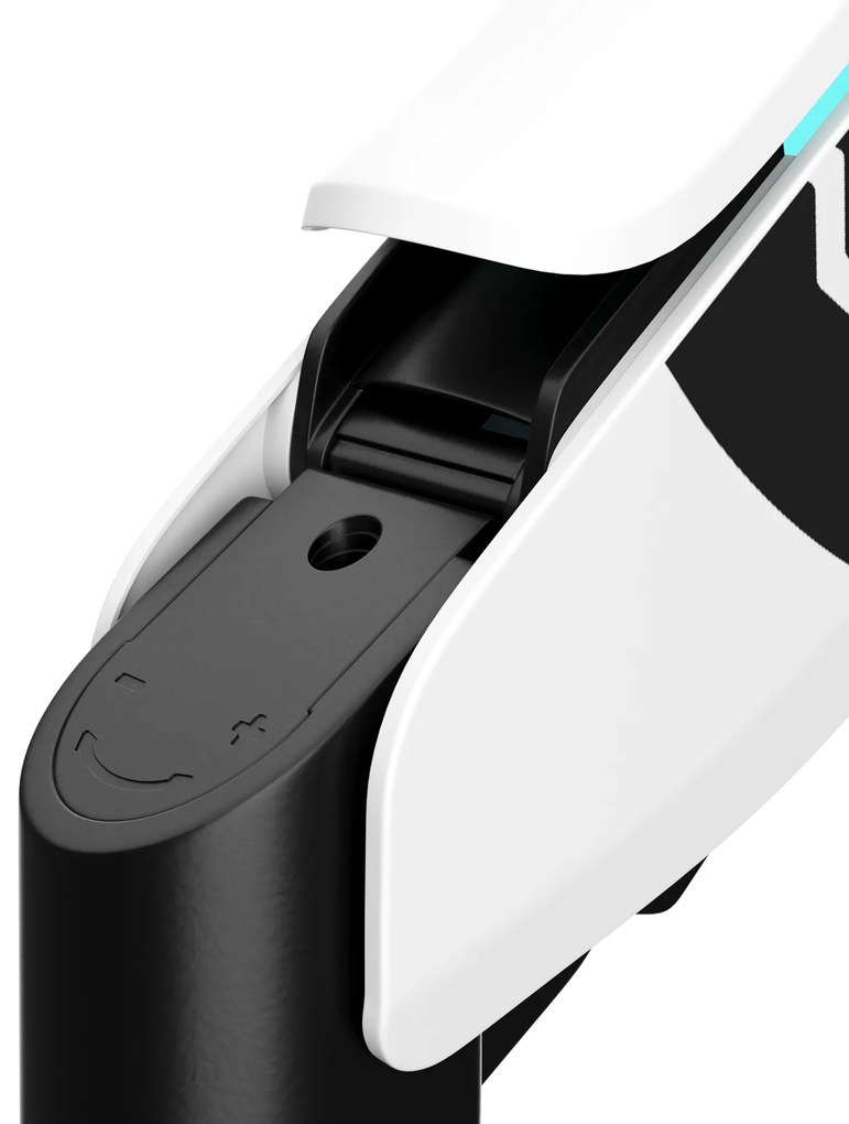 Suport dublu pentru monitoare de 49 de inchi, alb-negru X-Arm Dual RGB
