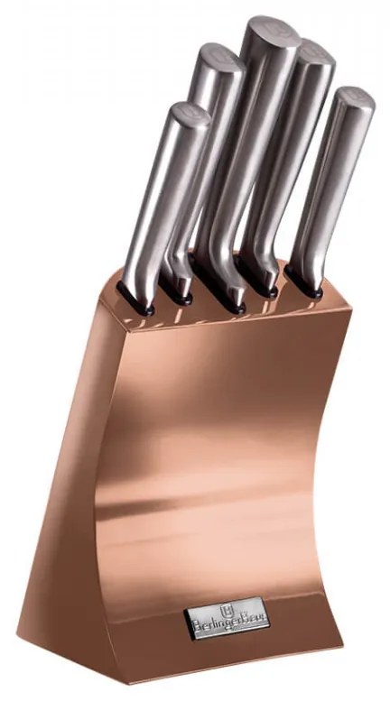 Set cutite otel inoxidabil (6 piese) Rose Gold (Cupru) Metallic Line Berlinger Haus BH 2451