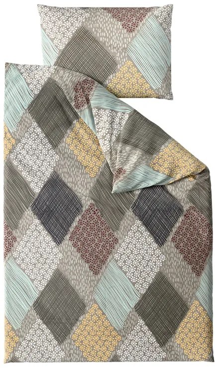 Lenjerie de pat din microfibra PATCH ELEGANCE maro Dimensiune lenjerie de pat: 70 x 80 cm | 140 x 200 cm