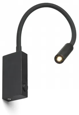 Veioză LED flexibilă de perete RED-Design Rendl-R12945 EKE LED/3W/230V negru
