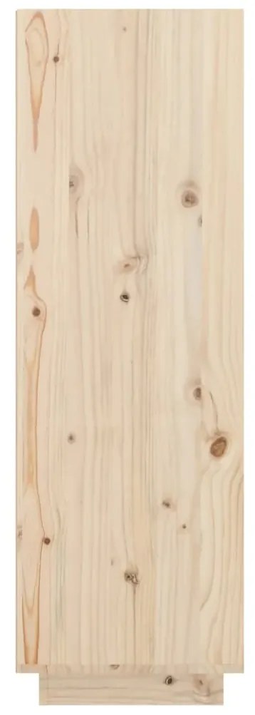 Pantofar, 34x30x105 cm, lemn masiv de pin Maro, 1, Maro, Maro