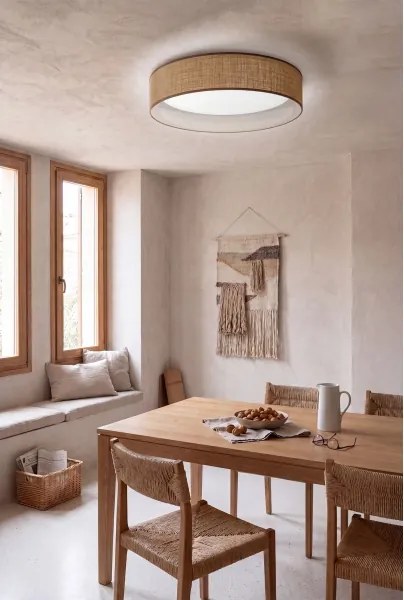 Brilagi - Lampă LED dimabilă VELVET SM. 36W/230V 3000-6000K Ø 55 cm bej WT + telecomandă