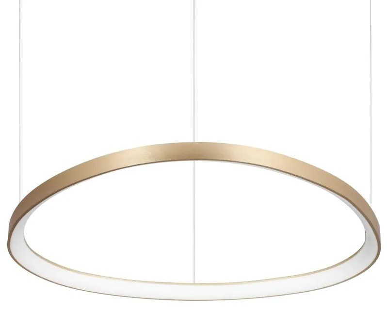 Lustra LED suspendata design circular Gemini sp d081 on-off 2700k aurie