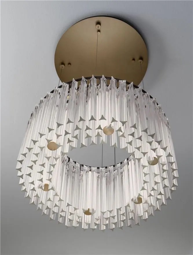 Lustra LED suspendata design decorativ NOL D-68cm