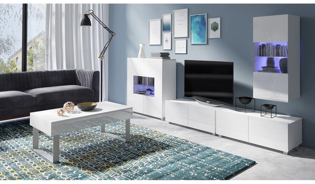 Mobilier living Calabria C22 (Alb) (fără iluminat). 1051682