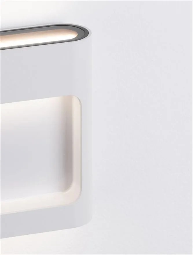 Aplica LED iluminat exterior modern IP54 TALL alb