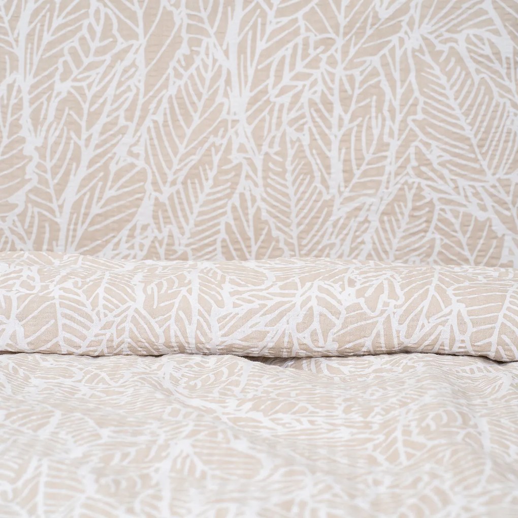 Lenjerie de pat bumbac creponat 4Home Natural, 140 x 220 cm, 70 x 90 cm
