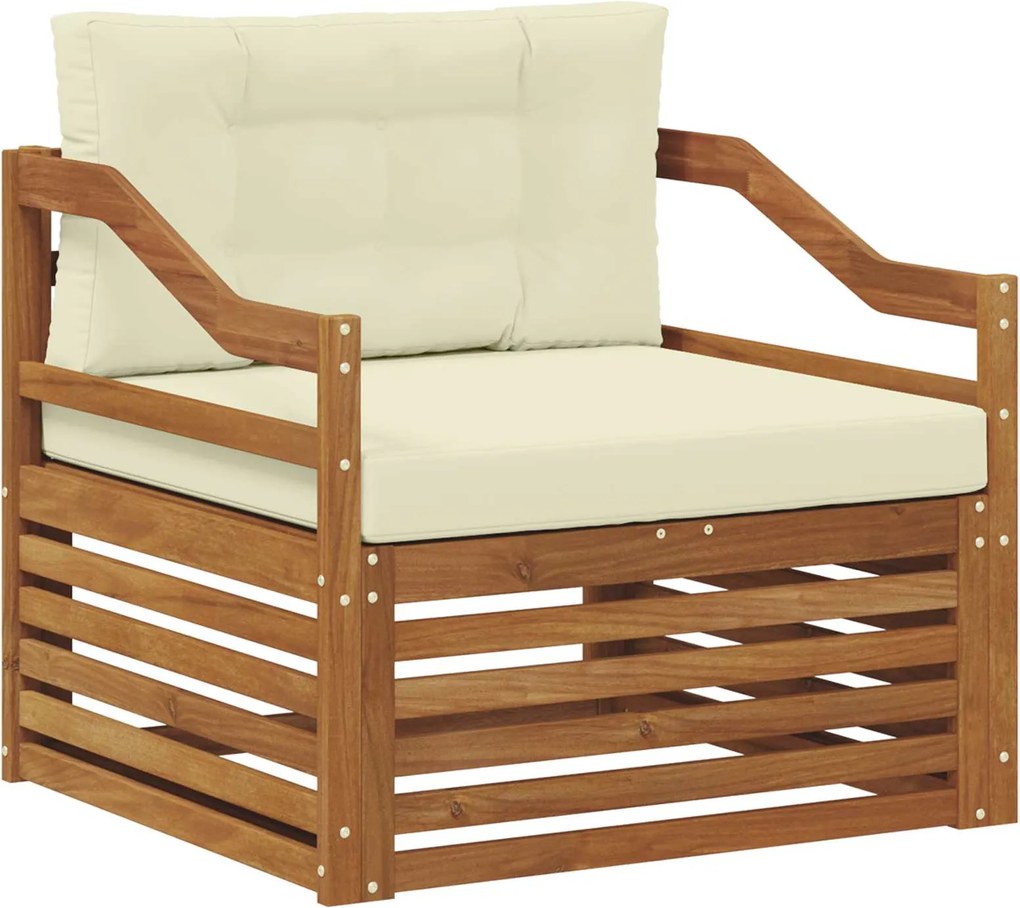 vidaXL Set de canapele de exterior Lemn Solid de Acacia natural